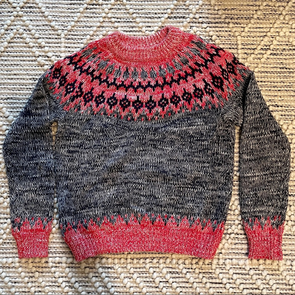 NWOT CARDIGAN crewneck knit sweater - size S